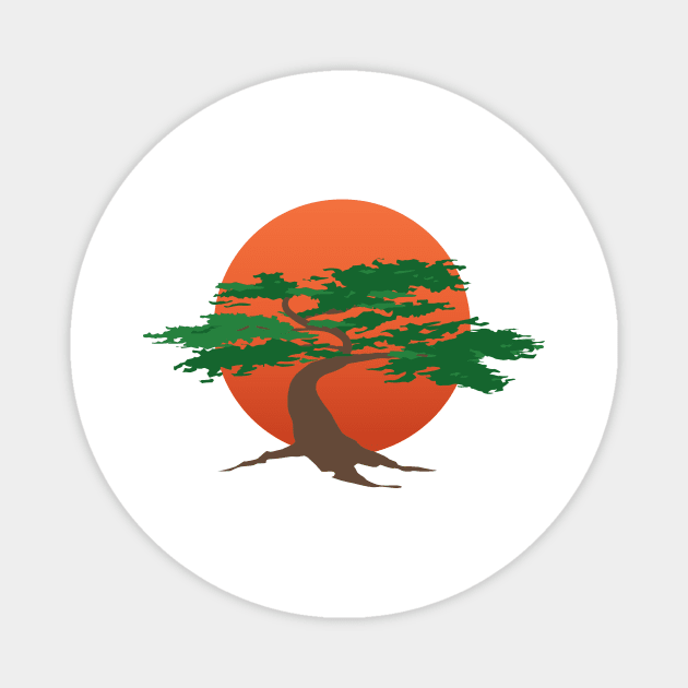 Miyagi Dojo Magnet by MindsparkCreative